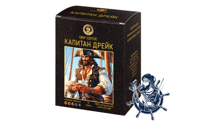 Кофе Царское Подворье Капитан Дрейк в фильтр-пакетах 10 шт Кофе Царское Подворье Капитан Дрейк в фильтр-пакетах 10 шт